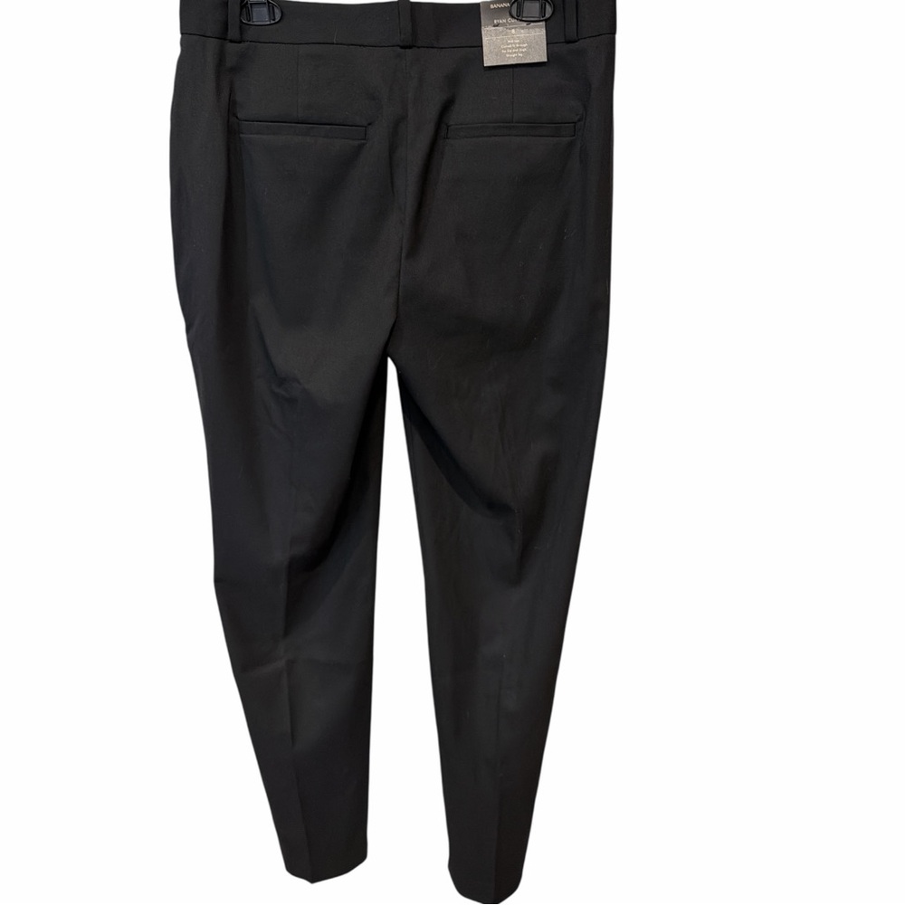 NWT Banana Republic Ryan Curvy Fit Trousers 8 Tall Stretch Twill Workwear - Picture 3 of 6